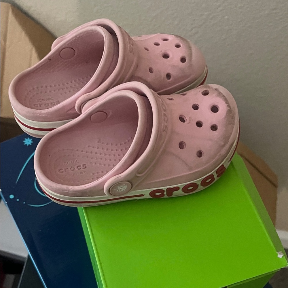 CROCS Kids Light Pink Water Shoes